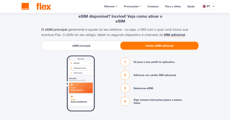 orange esim, orange portugal, esim orange, orange, cartão esim
