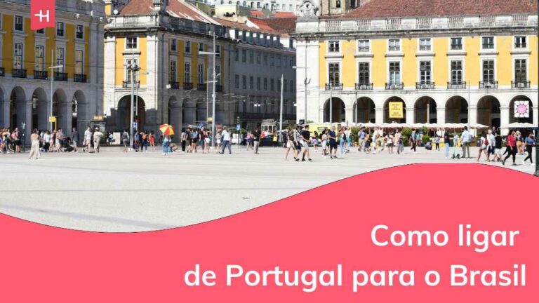 o centro de uma cidade portuguesa