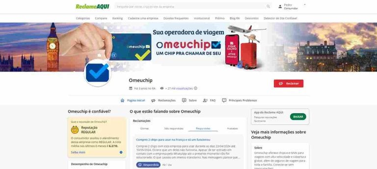 O Meu Chip é bom, O Meu Chip é confiável, O Meu Chip internacional, O Meu Chip Reclame Aqui