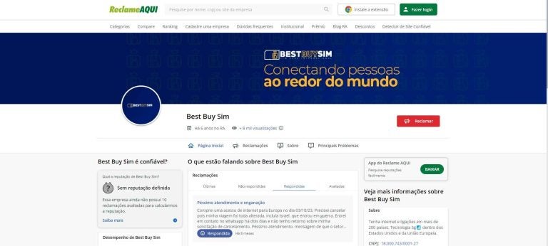 Best Buy SIm é bom, Best Buy Sim Reclame Aqui