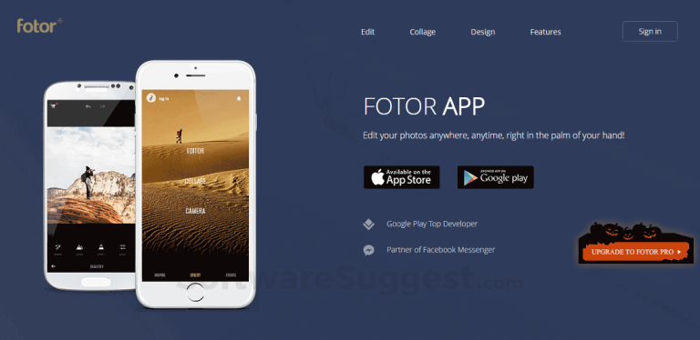 O Fotor garante alta qualidade para as suas fotos de viagens. 
