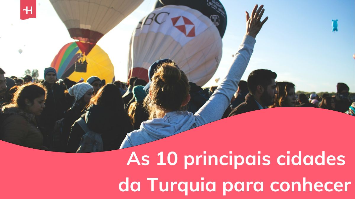 um evento de balonismo na turquia