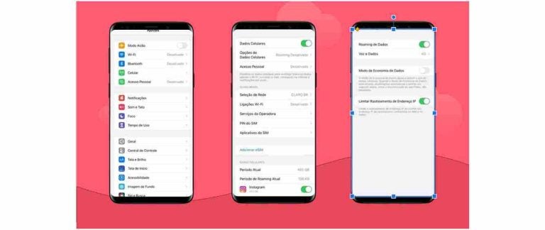 passo a passo roaming android.