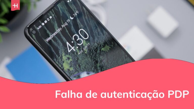 um celular android