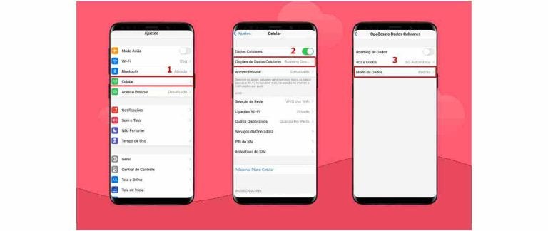 passo a passo de ativação do roaming em iphone.