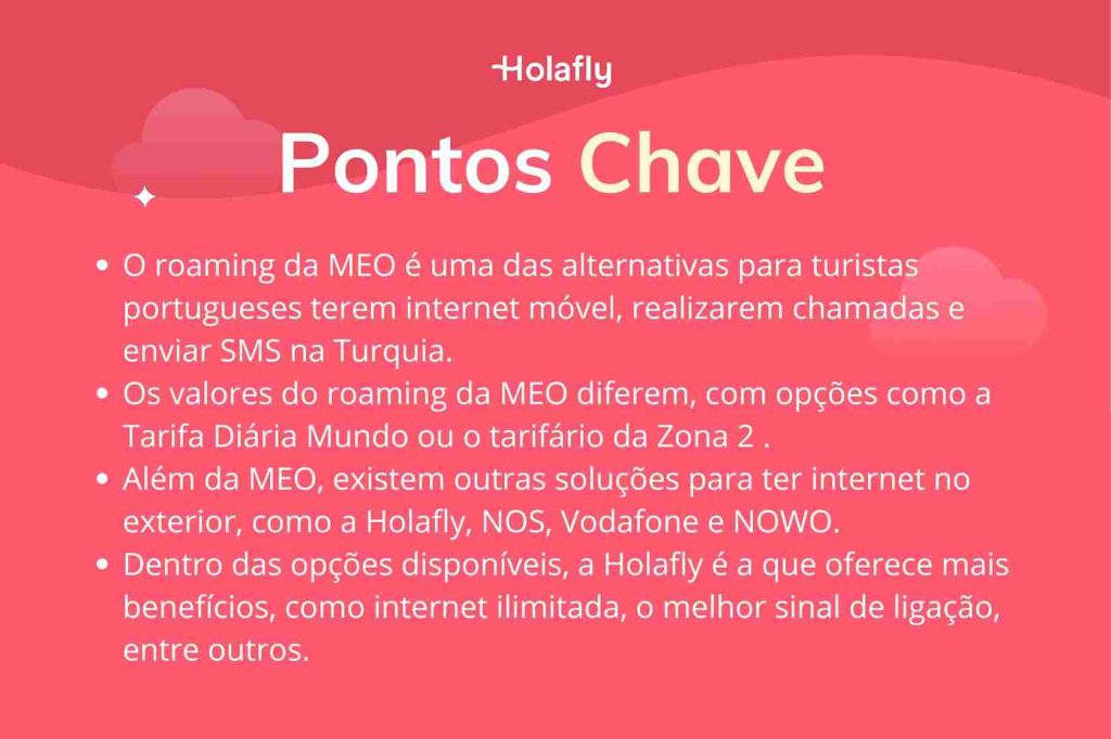 resumo do artigo de roaming da MEO na Turquia