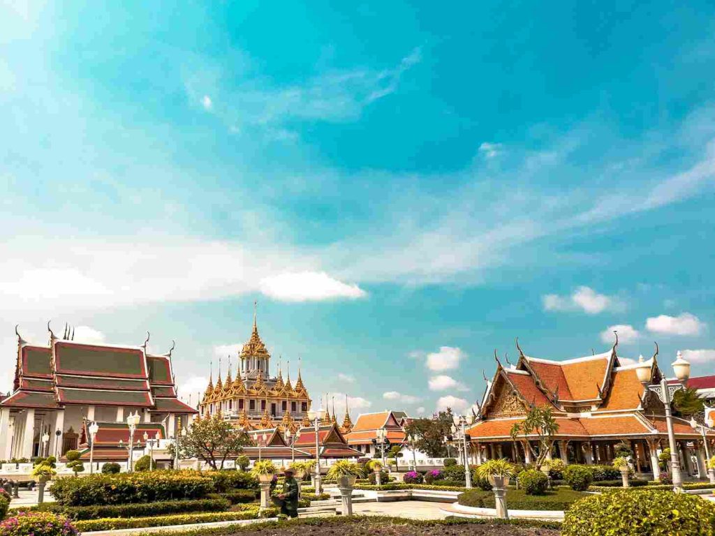 Um templo tailandês em Ayutthaya.