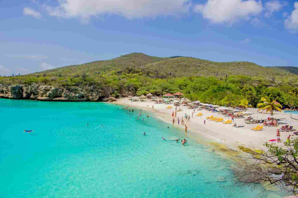 Uma praia de aruba