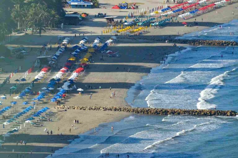 uma praia de cartagena