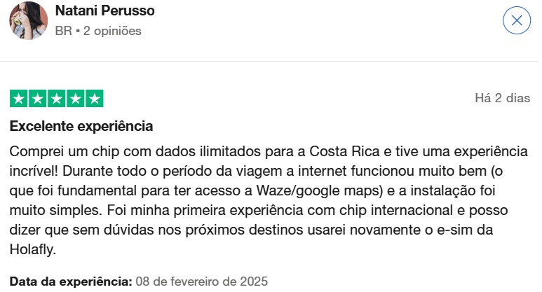 avaliação trustpilot