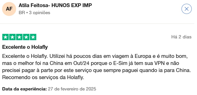 avaliação trustpilot