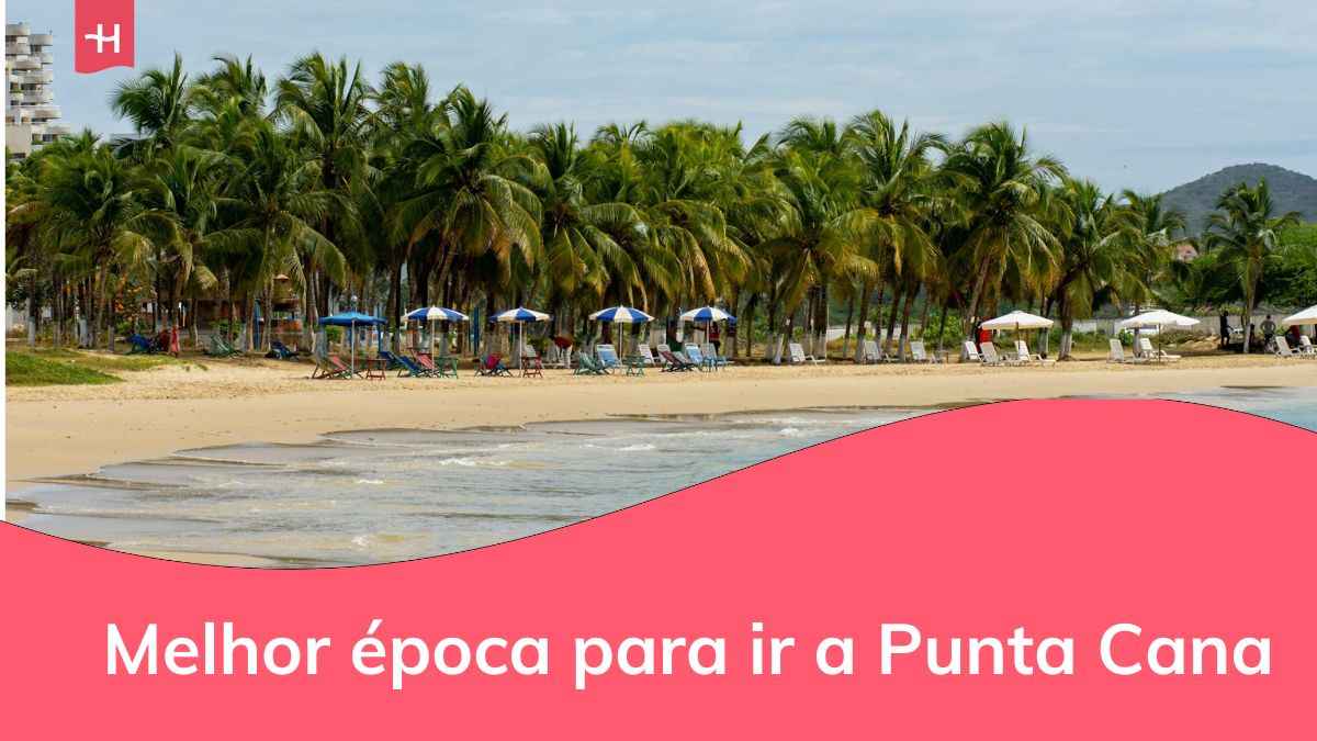uma praia de punta cana