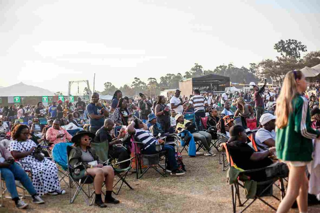 um festival musical em cape town, áfrica do Sul