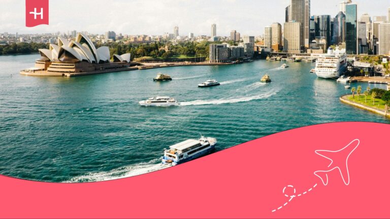 Skyline de Sydney e Ópera de Sydney