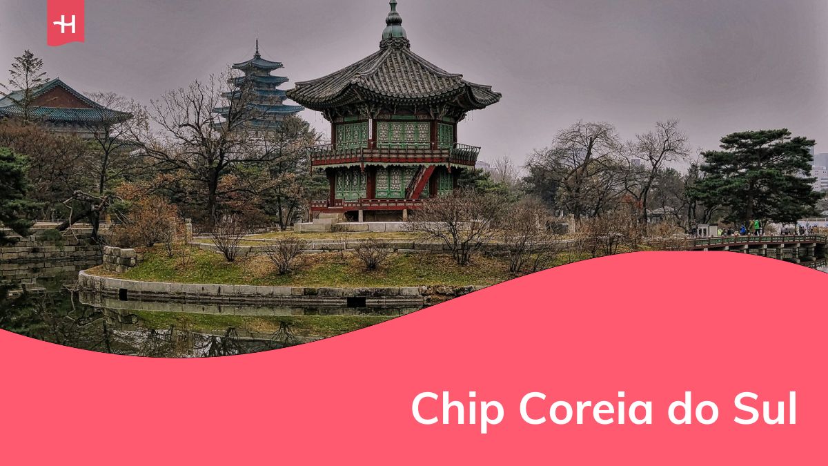 um templo sul-coreano