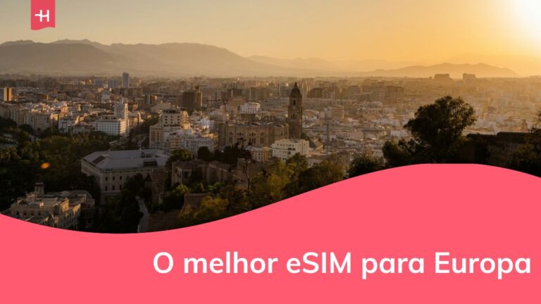 uma vista de cima da cidade de Málaga, Espanha