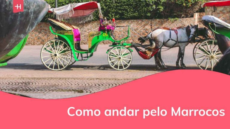 uma carroça em marraquexe