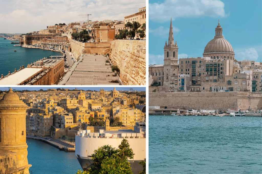La Valeta, cidade de Malta para viver os nómadas.