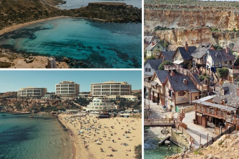 Mellieha, a melhor cidade para viver em Malta.