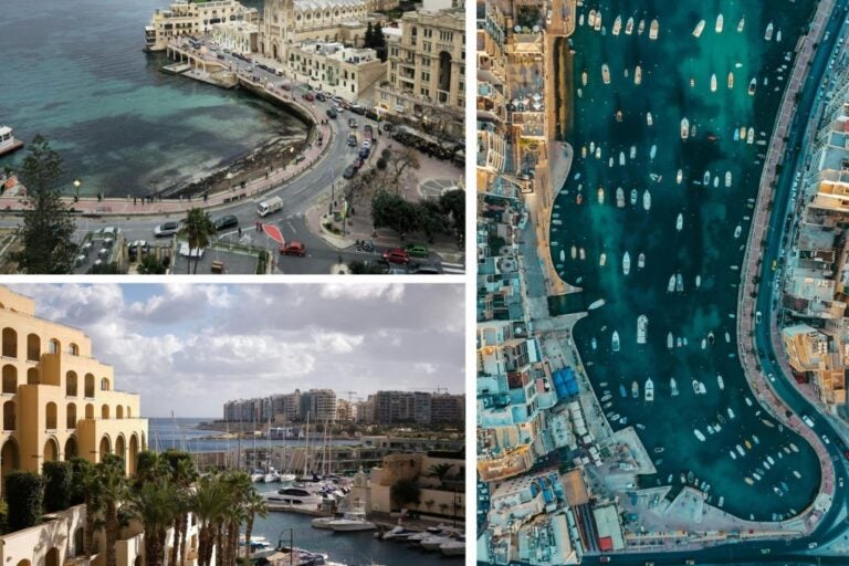 San Julián, cidade de Malta para residir.