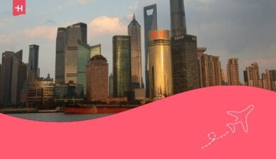 Arranha-céu em xangai