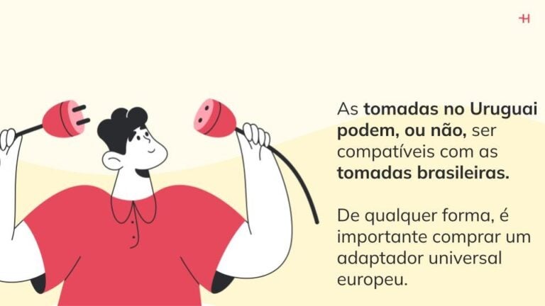 informações sobre as tomadas uruguaias