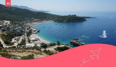 uma imagem de jale beach, albânia