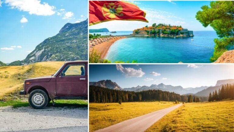 conselhos para conduzir no montenegro