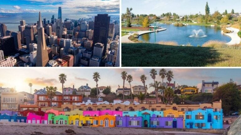 como é viver na california