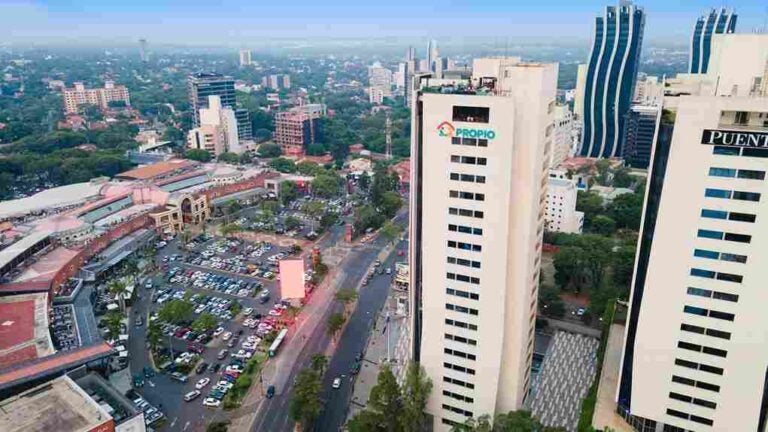 vista panorâmica de ciudad del este
