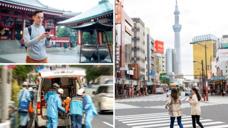 Custos de saúde, Internet e lazer em Tóquio, Japão.