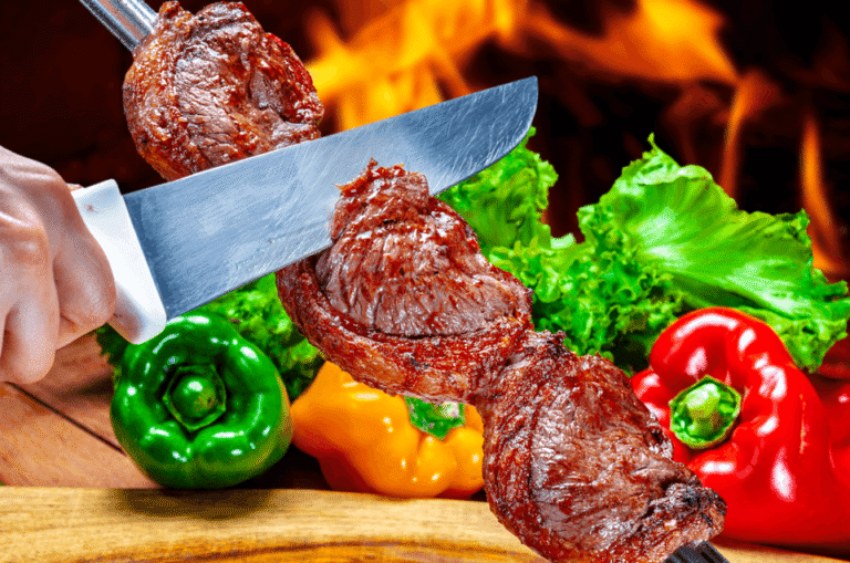 Comida brasileira não podes deixar de provar? O churrasco.