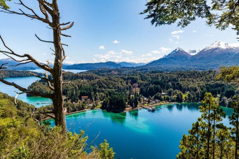 Vistas do lago Nahuel Huapi, Bariloche