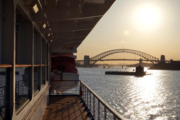 Sydney é uma escala regular e de grande destaque nos itinerários de cruzeiros de volta ao mundo
