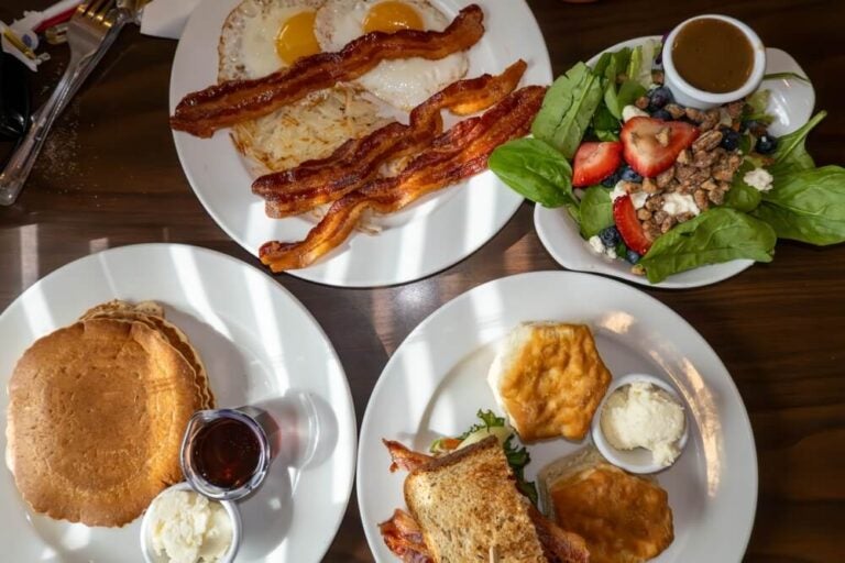 café da manhã tradicional nos Estados Unidos