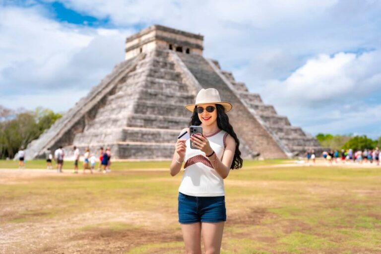 A melhor altura para visitar as pirâmides no México (como Teotihuacán perto da Cidade do México, ou Chichén Itzá na península de Yucatán) é entre novembro e abril