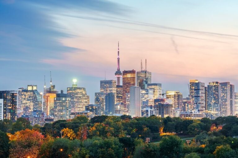Vista panorâmica de Toronto, Canadá