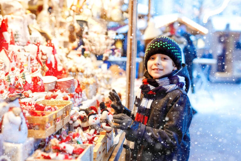 Mercado de Natal em Place Flagey
