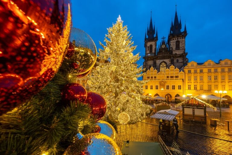 O Mercado de Natal da Praça da República atrai muitos moradores locais e oferece uma atmosfera mais tranquila, além de preços geralmente mais acessíveis.