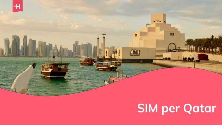 Barche sull'acqua a Doha, Doha, Qatar