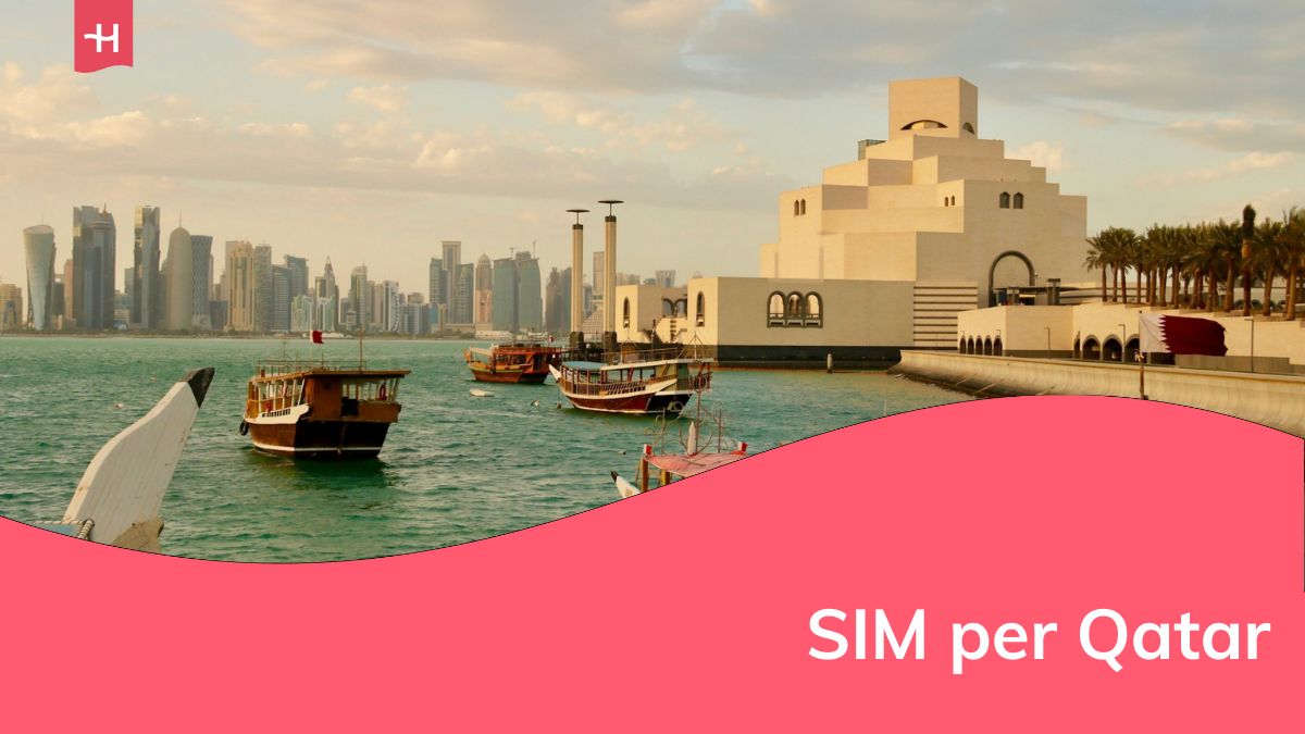 Barche sull'acqua a Doha, Doha, Qatar