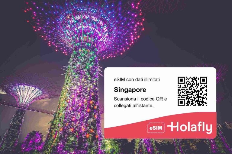 scheda eSIM per Singapore di Holafly