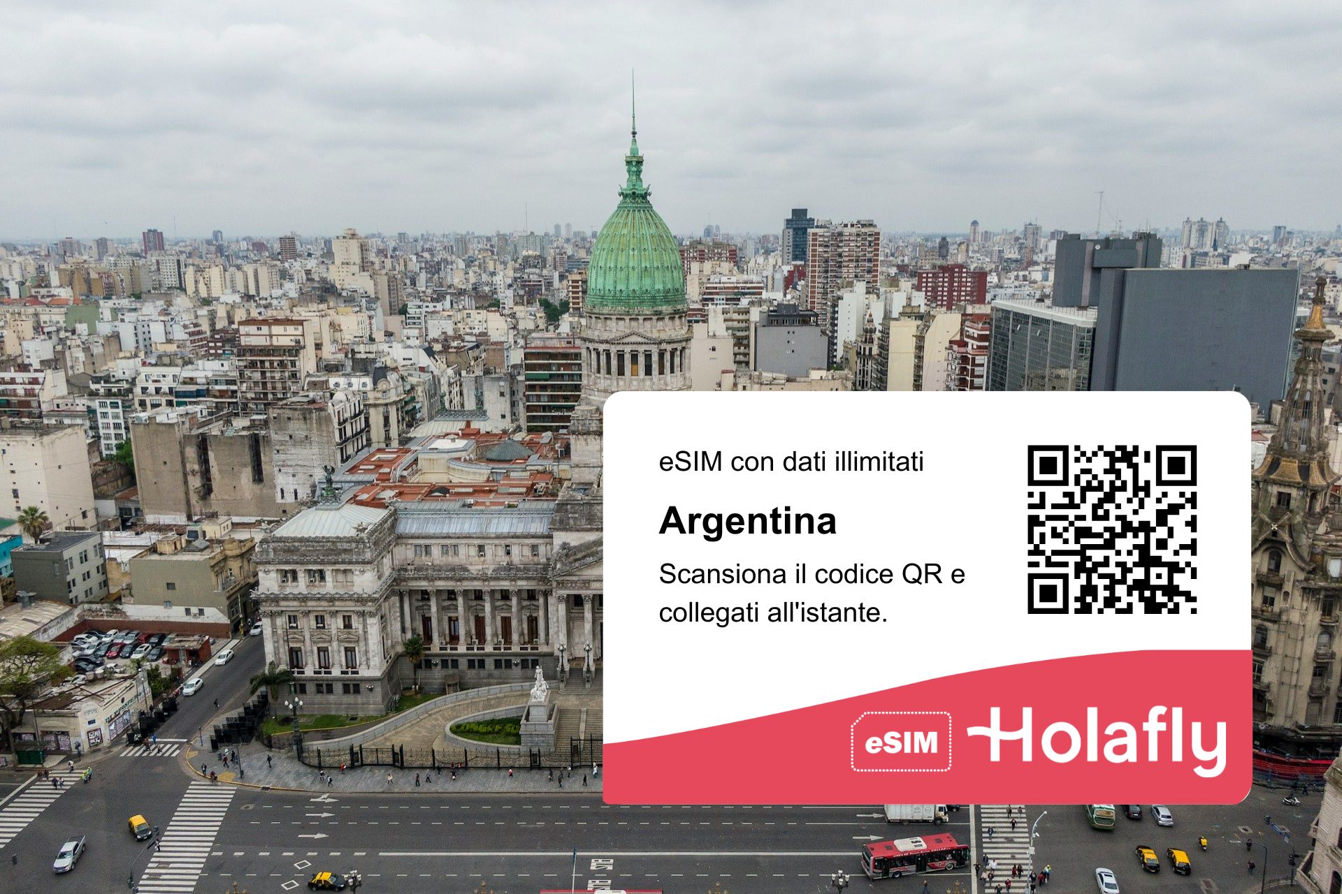 scheda SIM per Argentina di Holafly