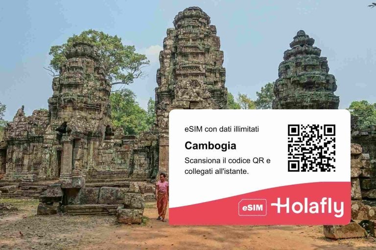 scheda eSIM per Cambogia di Holafly