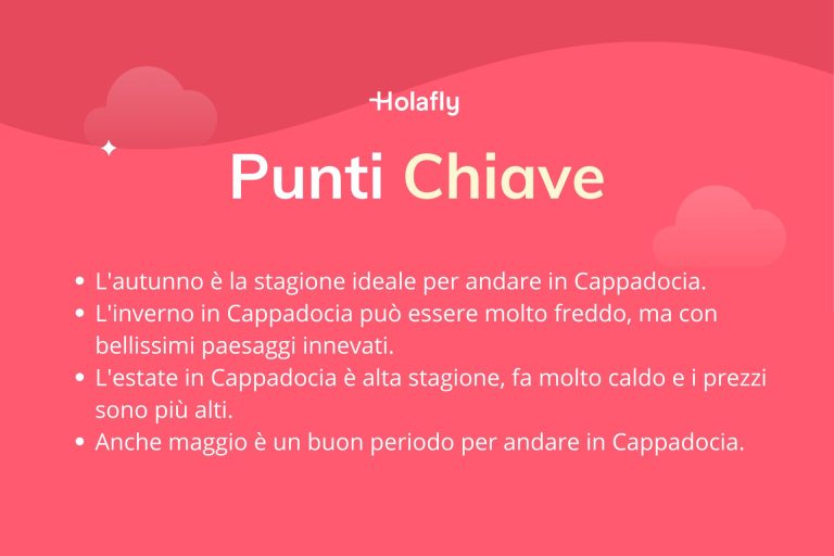 Punti chiave su quando andare in Cappadocia