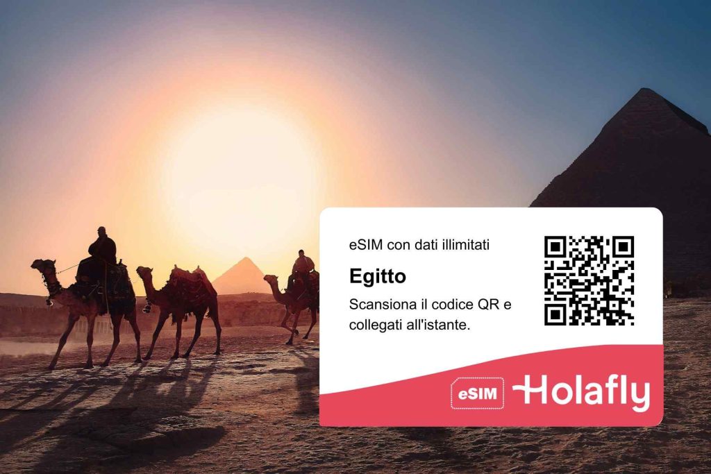 Scheda eSIM per Egitto di Holafly