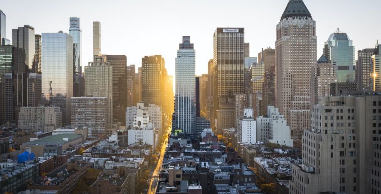 Panorama dei grattacieli di New York