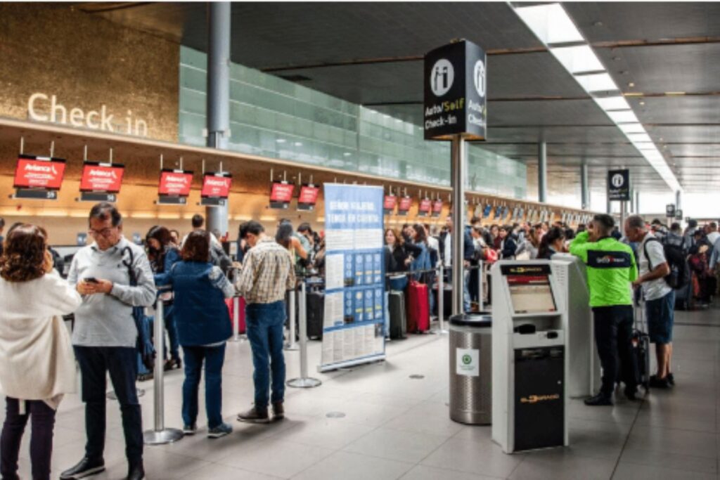 L'aeroporto in Colombia