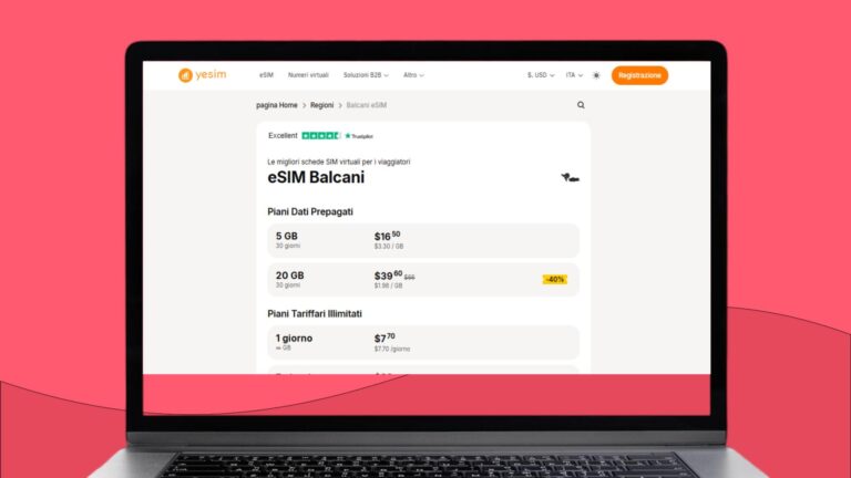 eSIM Balcani di Yesim