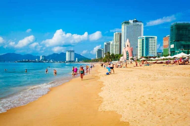 Nha Trang city beach is a public beach located in the centre of Nha Trang in Vietnam